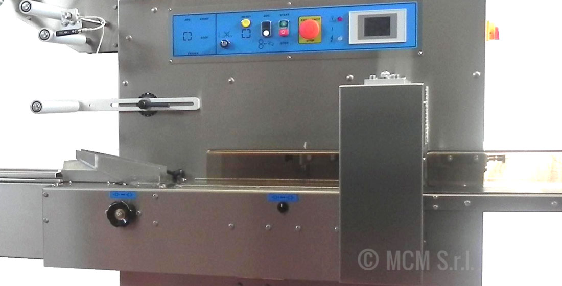 Particolar of wrapping machine M230