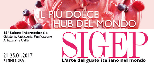 Mcm sarà presente al SIGEP 2017 salone internazionale gelateria, pasticceria e panificazioni artigianali